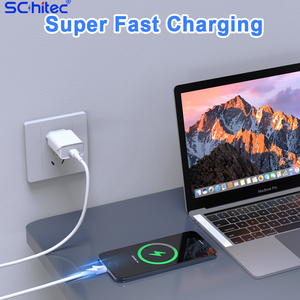 Schitec beyaz 60W USB C kablo 1m TPE Max süper şarj tipi C için iPhone için UAB kablosu - Product Image 2