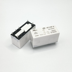 AC220Vコイルパワーリレー<span class=keywords><strong>LY2NJ</strong></span>小型リレーモジュールDPDT8ピン8ALEDランプ表示HF115F-A-230-2ZS4AF HONGFA火災リレーボード