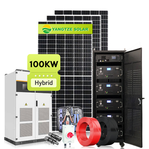 100千瓦商业工业用最高功率混合太阳能系统离网成套套件 - Product Image 1
