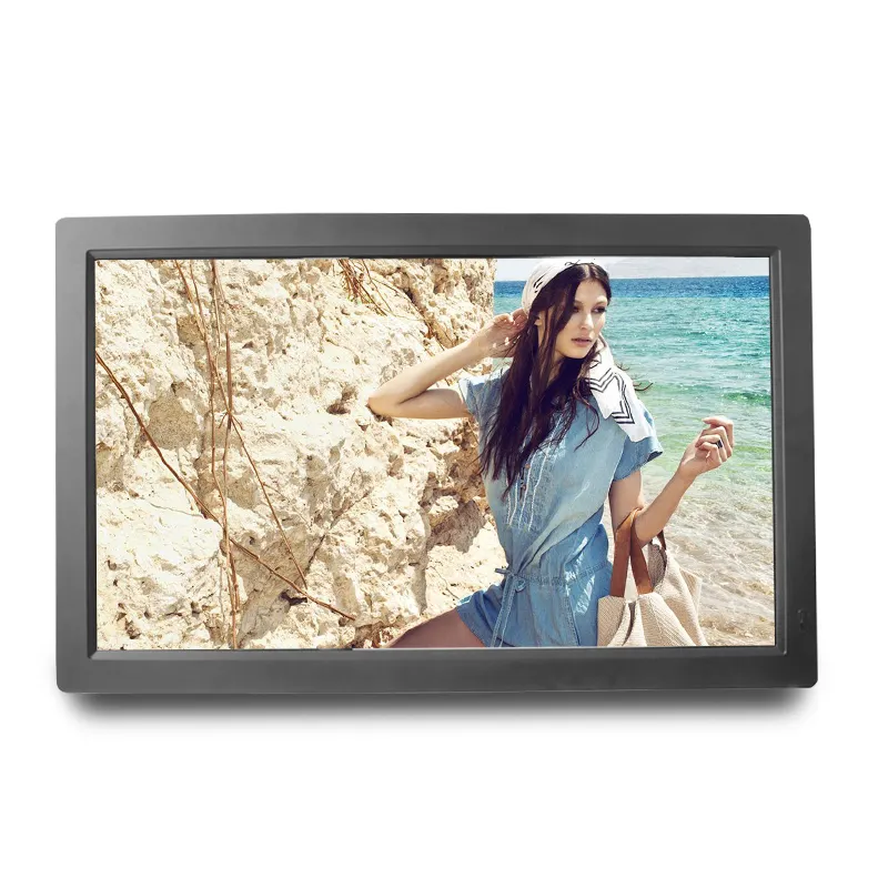 2024 DPF1850 breiter siewinkel LCD für desktop und wandhalterung 18,5 zoll große größe digitaler fotorahmen bilderrahmen
