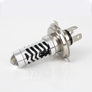 H4摩托车发光二极管照明转换套件双色白色琥珀色蓝色12V-80V高亮度灯泡迷你行车灯 - Product Image 3