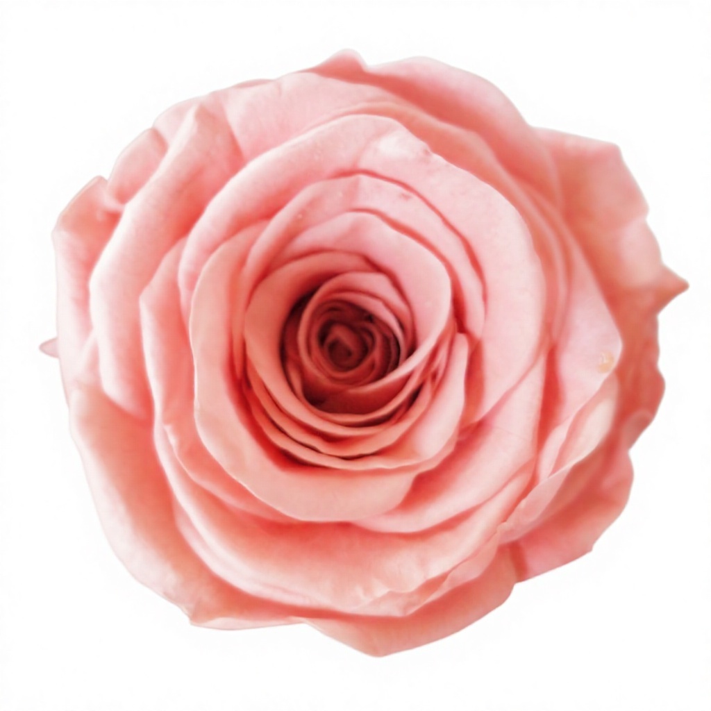 rose pêche