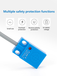 Sensor de proximidad capacitivo Q18C de alta precisión Tipo cuadrado económico Inductivo con salida NPN y PNP