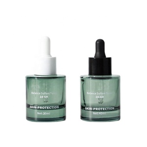 送料無料空30ml 40ml 50ml 100ml 120mlガラスオイルドロップボトルエッセンシャルオイルボトルドロッパーフロストセラム香水瓶 - Product Image 1