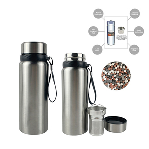 Biểu Tượng Tùy Chỉnh Hydrogen-Giàu Nước Kiềm Cup 304 Thép Không Gỉ 800Ml Công Suất Lớn <span class=keywords><strong>Alkaline</strong></span> Năng Lượng Chai Nước Cho Du Lịch - Product Image 1