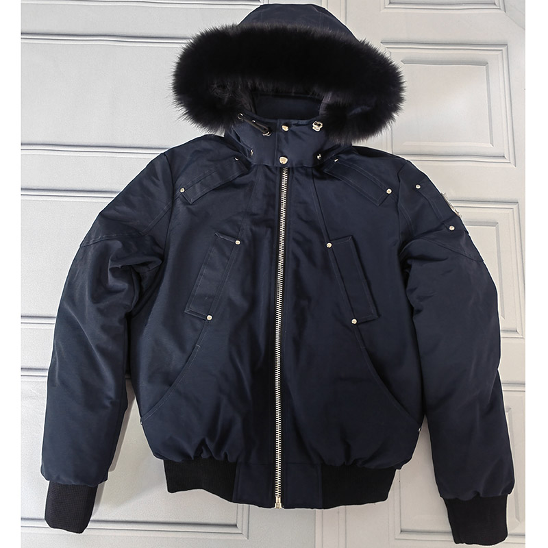 NAVY-Black Fur