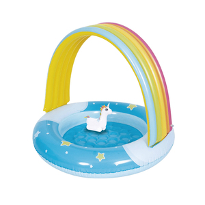 Blow Up Rainbow Unicorn Swimming Pool Aufblasbare Baby-Wasserbecken