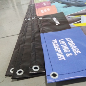 Özel baskı açık reklam PVC vinil afiş el hayranları tezahürat bts sloganı asılı afiş - Product Image 6