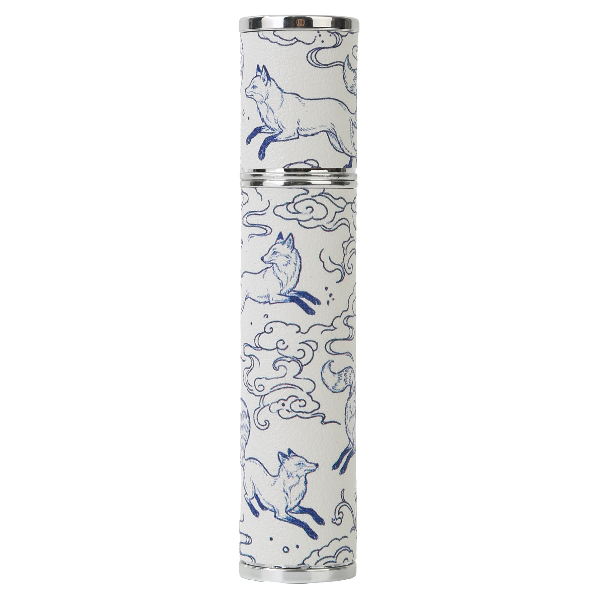 Style renard spiritueux bleu et blanc