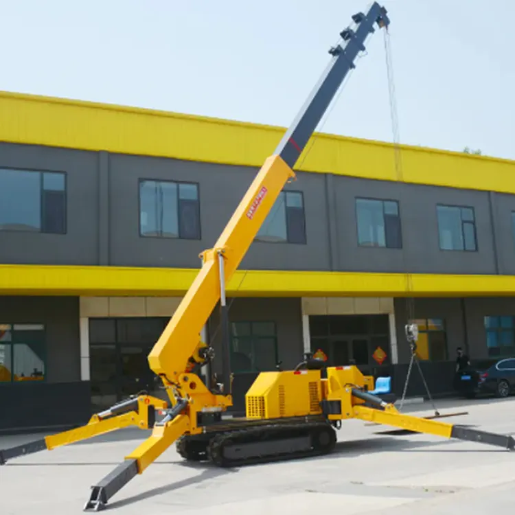 Trung Quốc 8 t xây dựng di động Spider Crane cho salehigh chất lượng Crawler nâng lên 2 tấn 8 tấn nặng theo dõi Spider cần cẩu