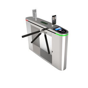 Sistema de control de acceso biométrico de puerta de torniquete de trípode automático de fábrica Bosiny con torniquetes de reconocimiento Wiegand Face RFID QR - Product Image 3