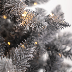 Tốt nhất người bán tùy chỉnh đổ xô tuyết PVC Cây giáng sinh với ấm trắng đèn LED - Product Image 2