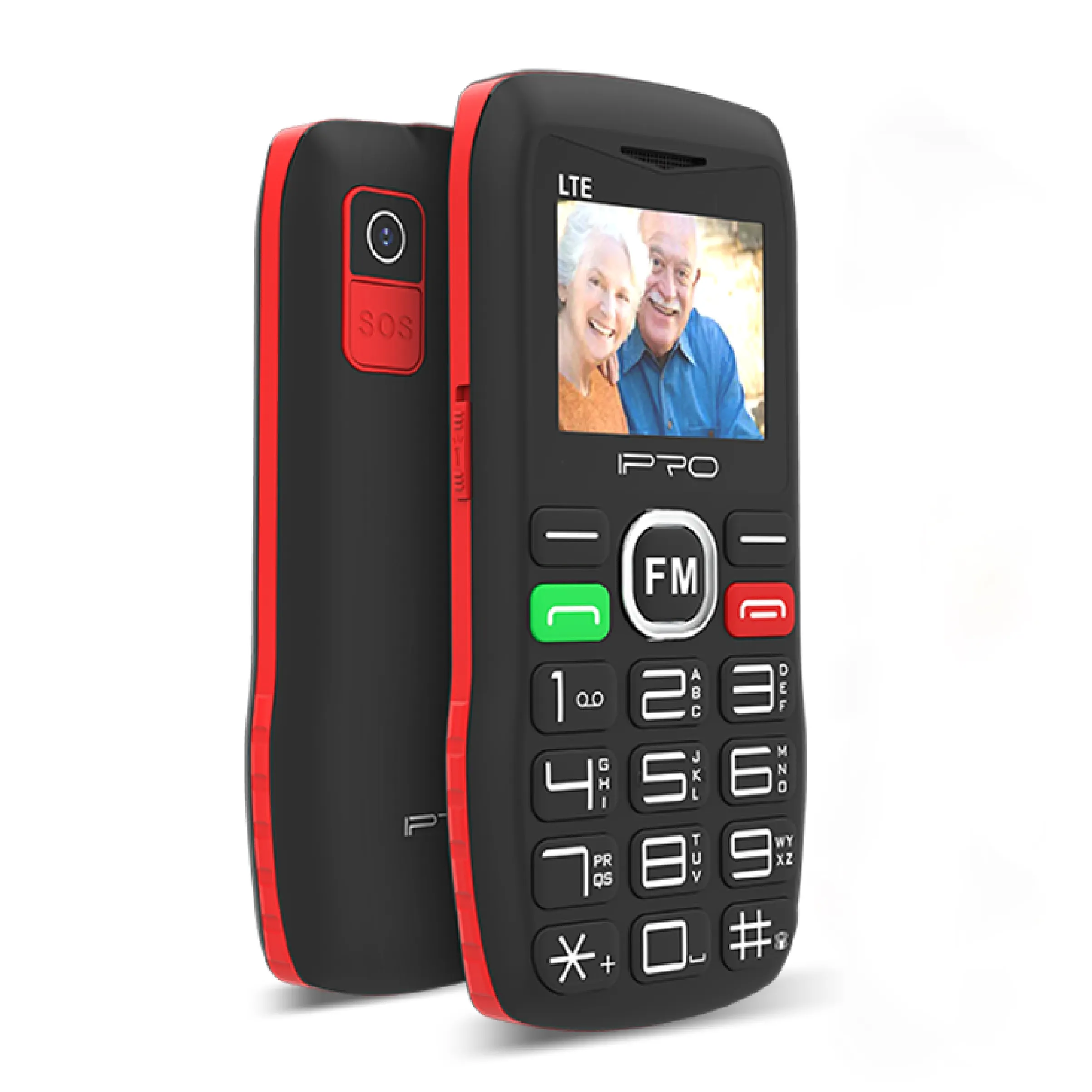 IPRO F188 SOS grande pulsante dual sim camera cellulare senior sbloccato facile uso funzione telefoni per i vecchi popoli con CE