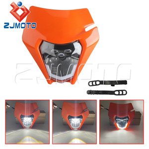 High-Quality Dual Sport Motorcycle Headlight with Diecast Aluminum Housing and Polycarbonate Lenses for <strong>300</strong> <strong>EXC</strong> <strong>TPI</strong> Models - Product Image 5