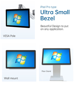 21.5\&quot; 23.8\&quot; 27 Inch Interactive Flat Panel <strong>Monitor</strong> Embedded Finger Touch <strong>LCD</strong> Screen for Cabinets - Product Image 3