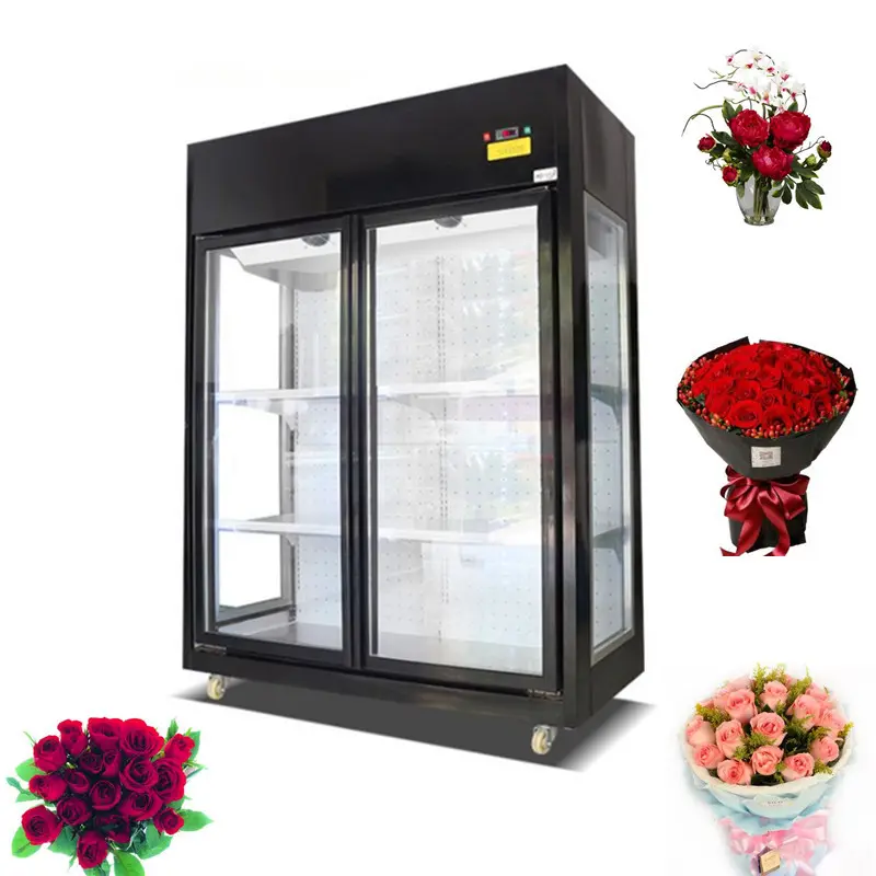 Chiller Makinesi Dondurucu Ekran Standı Çiçek Buzdolabı