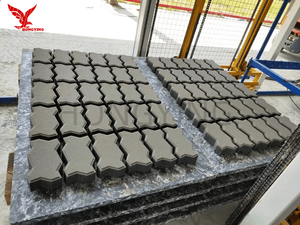 Línea de producción de máquina para hacer bloques, ladrillos entrelazados para la construcción de casas - Product Image 4
