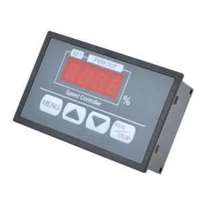 PWM DC Motor 6-60V Gobernador Pantalla digital Porcentaje Tacómetro Controlador 30A - Product Image 1