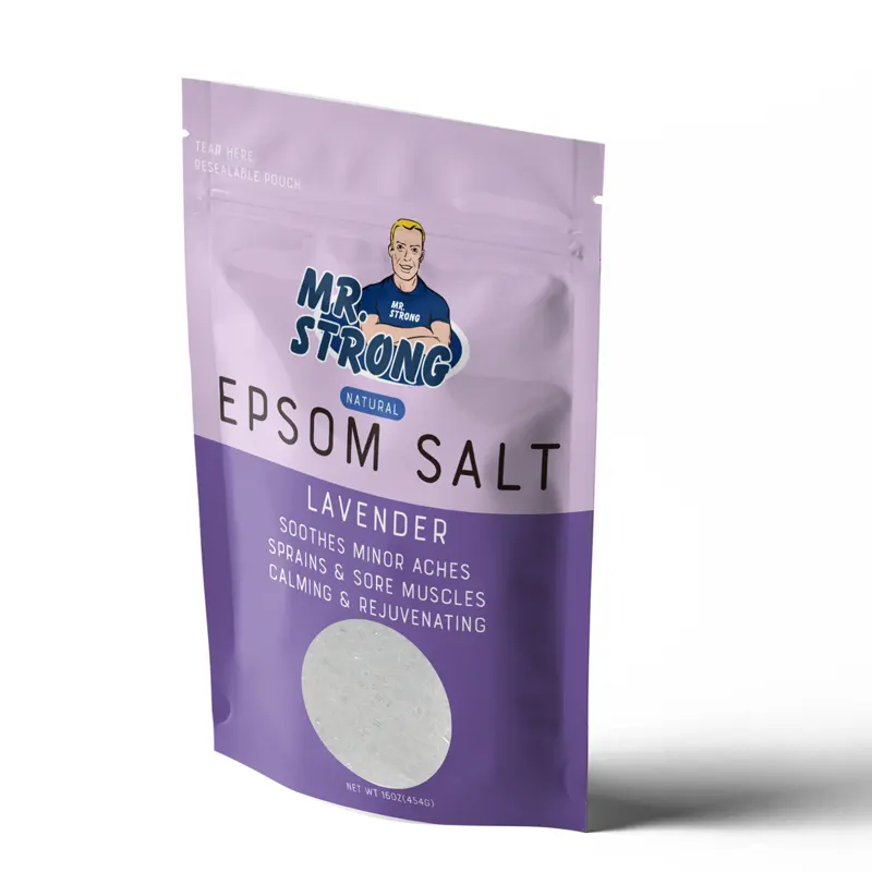 Etiqueta privada de sal com base de fórmula natural, recuperador muscular