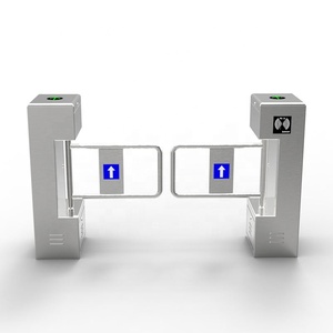 Automatisches Swing Barrier Gate für das Drehkreuz des Supermarkt büros mit Zugangs kontrolle für RFID-Kartenleser - Product Image 1