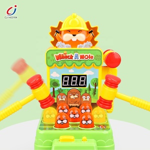 教育用電池式漫画ミニゲーム機、ほくろゲーム玩具を叩く - Product Image 2