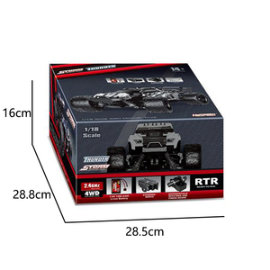 1/18ไฟ LED ปรับได้ coilover 4WD ความเร็วสูงรถบรรทุกมอนสเตอร์ (รถกระบะ) เซอร์โวกันน้ำป้องกันแบตเตอรี่ RC รถของเล่นเด็กผู้ชาย - Product Image 3