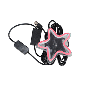 Yeni JDM cam Premium Neon Glow yıldız araba LED burcu işık Up pencere USB fabrika doğrudan satış - Product Image 6