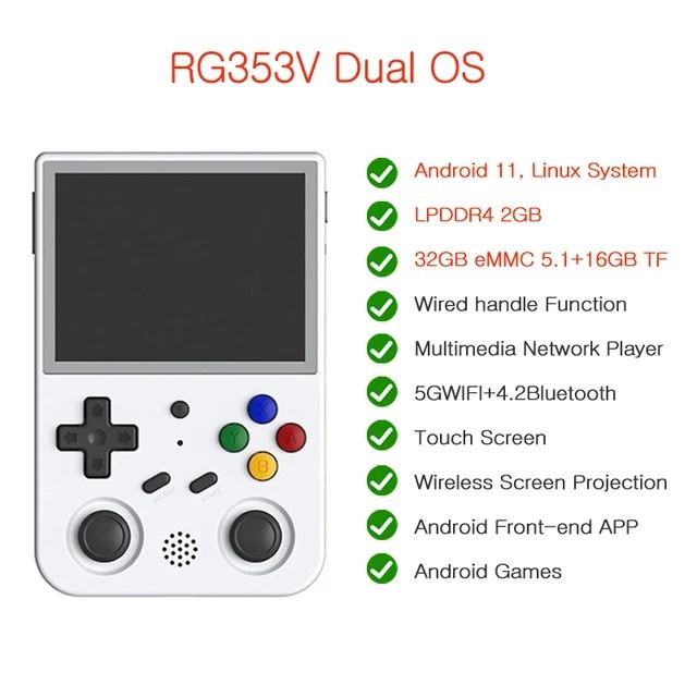 OS dual púrpura de RG353V