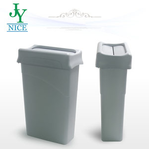 Cubo de basura de plástico para reciclaje, cubo de basura, contenedor de basura rectangular - Product Image 2