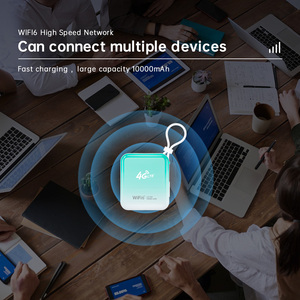 พ็อกเก็ตเราเตอร์ mifi wifi6 4g 5000 รอบปลั๊กและถอดพร้อมรายงานการทดสอบฮอตสปอต wifi มือถือพร้อมพาวเวอร์แบงค์และช่องใส่ซิมการ์ด - Product Image 3