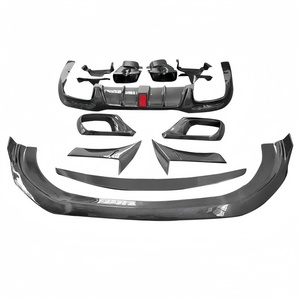 Adatto per la modifica del paraurti in fibra di carbonio e del Kit carrozzeria della Mercedes-Benz classe S W222. - Product Image 6