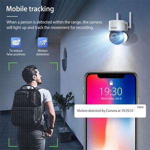 SECTEC 5MP Tuya Smart Home Mini Wifi Camera Wireless <strong>Network</strong> IP65 Waterproof IR Night Vision Camera - Product Image 5