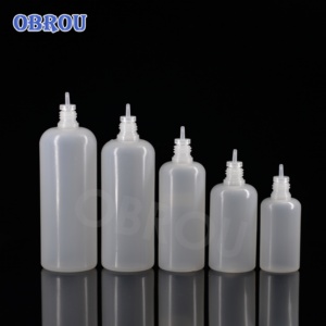LDPE 3/5/10/15/20/30/50/60/100/120毫升塑料可挤压滴管瓶，带CRC盖 - Product Image 2