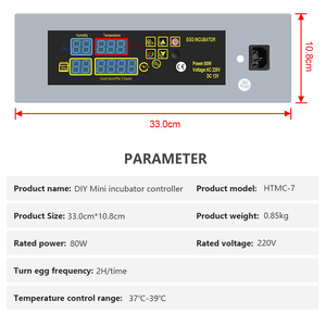 2023 High Performance Intelligent <strong>PID</strong> <strong>Temperature</strong> <strong>Controller</strong> for Incubator Thermostat Instruments HTMC-7 - Product Image 3