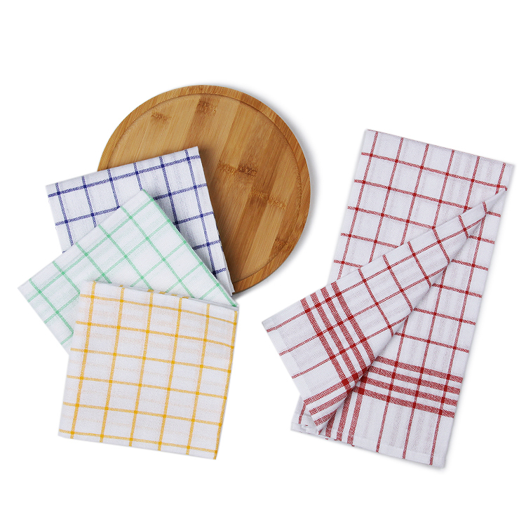 Wholesale factory direct white 100% cotton dish kitchen tea towels