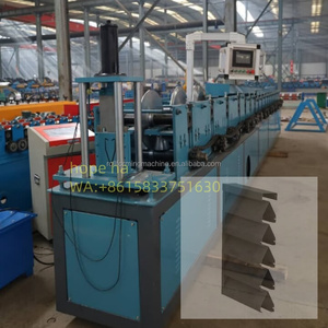 Outdoor Steel Louvered Fence Roll Forming Machine Auto-Cutting With Core Motor and PLC <strong>Components</strong> - Product Image 1