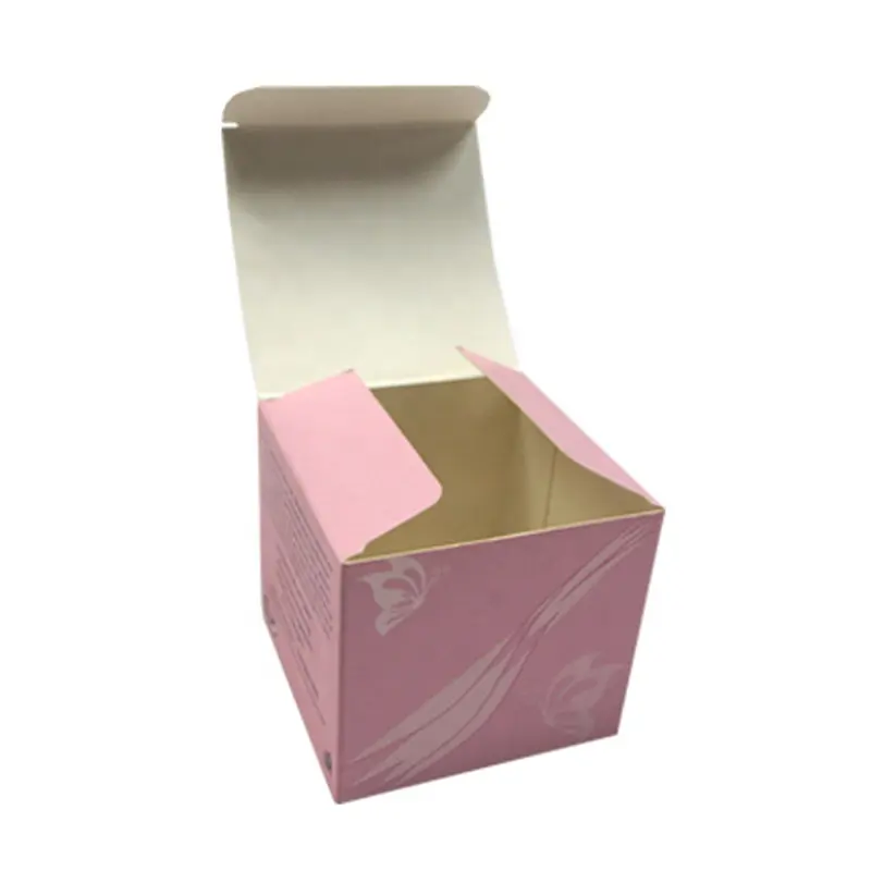 Einfaches Design Einweg gel Alkohol Medizinische Verpackung Gesicht Kinder maske Box OEM Auto Lock Bottom Boxes Verpackungs material