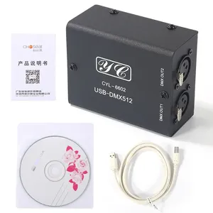 Benutzer definierter 512-Kanal USB zu DMX DMX512 LED-Licht DMX-Stage Stage Lighting Controller Mini-Decoder - Product Image 1