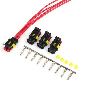 AMP 1.5系列2针自动防水连接器电气公母线连接器282104-1 DJ7021-1.5-11 - Product Image 4