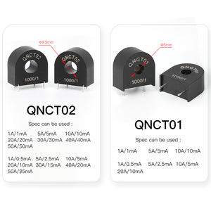 Малый трансформатор тока переменного тока, кольцевой, микротрансформатор тока, тестер, тороидальный датчик тока, преобразователь - Product Image 2