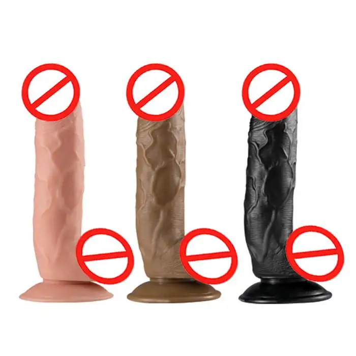 Dildo médico de pvc de 21.5 cm (8.47 polegadas), material de pvc para mulheres, brinquedos sexuais, dildo preço barato, masturbação feminina