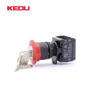 KEDU Mantar Tipi NO + NC Güvenlik Kumandalı Elektrik Anahtar Anahtarı Ile UL TUV CE Onaylı HY57B-3-8 - Product Image 1