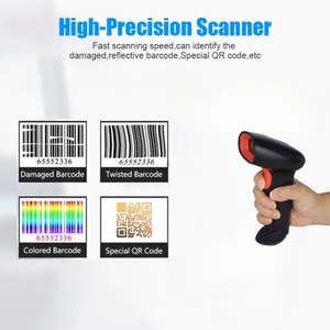 工业用1D 2D二维码激光光源a 4尺寸USB有线手持条形码扫描仪 - Product Image 3
