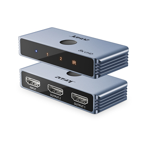 High-Definition <strong>Switch</strong> <strong>HDMI</strong> 8k 60Hz 1 in 2 Out <strong>HDMI</strong> 2.1 Bidirectional 40M Transmission with Power Indicator Light - Product Image 1