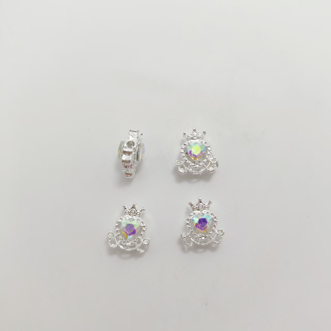 Silver-plated AB diamonds