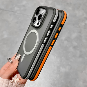 Lüks darbeye telefon iPhone kılıfları 16 15 14 13 12 11 Pro Max manyetik cep kapak Lens kamera koruma Funda geri kabuk - Product Image 4
