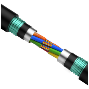 GYTZA53 96 çekirdek tek modlu zırhlı alev geciktirici Fiber optik kablo-gevşek tüp FRP mukavemet üyesi ile telli - Product Image 4
