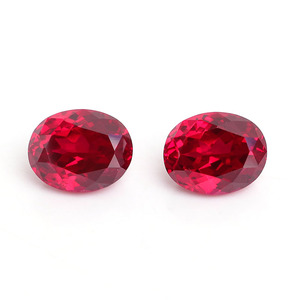 อัญมณีทับทิมในหินทรงรีหลวม1CT 10ct กำหนดขนาดเองได้ทับทิมสีแดงห้องแล็บที่ได้รับการรับรอง - Product Image 4