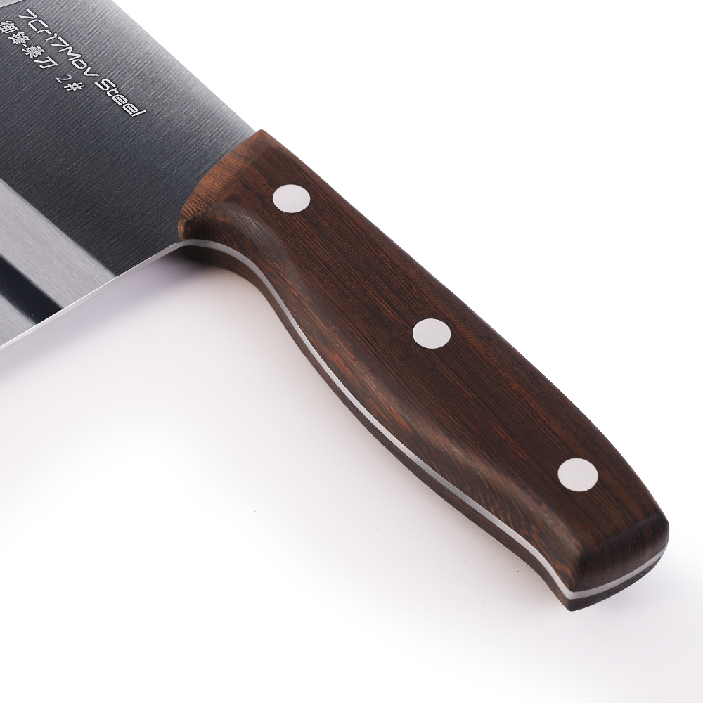 Wholesale Stainless Steel Cleaver Butcher Bone Cutter Knife 7Cr17MOV Mulberry Knife Kitchen  Meat Vegetable Cleaver Knives