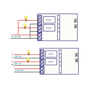 Telecomando senza fili interruttore RF 433mhz trasmettitore modulo ricevitore relè a 2 canali per casa ampiamente utilizzata Smart - Product Image 4